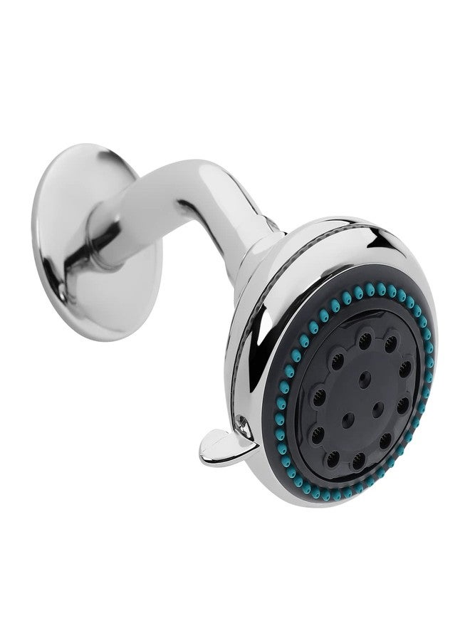 Hindware F160006 3-Flow ABS Water Saving Shower Head | With Rubbit Cleaning System | Mist, Massage and Rain Flow - Image 2